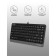 Keyboard A4Tech FSTYLER FKS11 Black/Gray USB (FKS11 GREY)