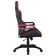 Playing armchair Brabix "Nitro GM-001", fabric, eco-leather, black, red inserts