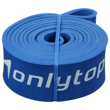 Espander Multifunctional ONLYTOP, 208x4.5x0.5 cm, 17-54 kg, blue color-8