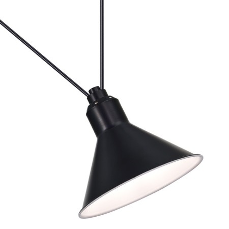 Suspension lamp ST LUCE. SL1804.403.01. Svevo. 1x60 W, E14, 21x21x17 cm, black color-4