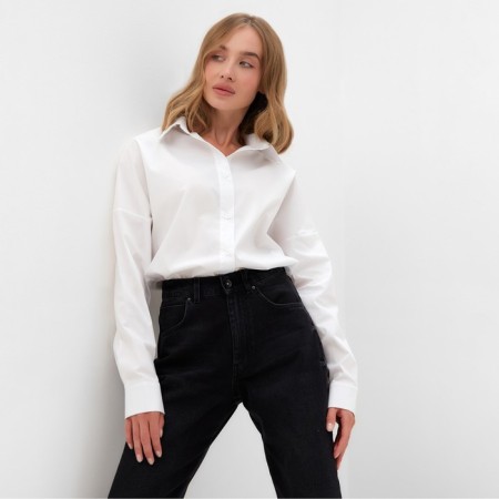 Women's blouse minku: Casual Collection Color White, rr 52