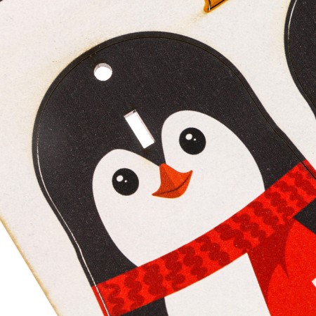 New Year's prefabricated pendant on the Christmas tree "New Year! Penguin"-4