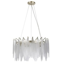 Crystal chandelier Gerhort G22027/6CPGD+WT, 6x40W, E14, 80x55x55 cm, gold color