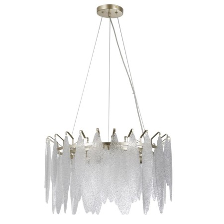 Crystal chandelier Gerhort G22027/6CPGD+WT, 6x40W, E14, 80x55x55 cm, gold color