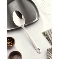 A garnet spoon made of stainless steel of the Victoria shares, 30 ml, h = 25 cm, silver color