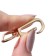 Metal carbine, 39 × 30 mm / 26 × 2 mm, 10 pcs, gold color