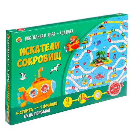 Board game "Treasure Seekers", 2-4 players, 3+