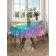 The tablecloth "Rainbow shine", round, Saten, d = 150 cm