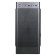 The ACCORD Q03B case is black without PSU MATX 2XUSB3.0 Audio