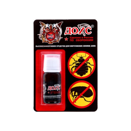 Remedy for bugs and fleas "DOKHS" blister, bottle, 10 ml