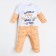 Combineson for children, orange color/sharks, height 80cm