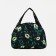 Road bag with lightning, green color
