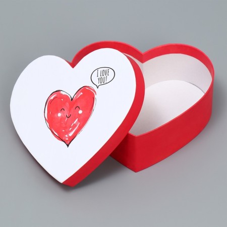 Gift box, packaging, "with love", 16 x 14 x 6 cm-3