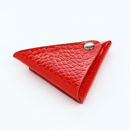 Monetnik on the button, Textura, red color-3