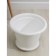 Pot with the pallet "Viola", 16 l, the color is white