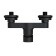 Shower mixer Cersanit Brasko Black A63109, black