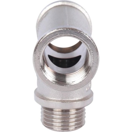 The STOUT SFT-0065-121212 tee, 1/2 "X1/2" X1/2 ", internal/external/internal, nickel. Brass-3