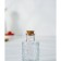 Glass jar for spices with a cork lid of the parf. Openwork ", 100 ml, 10 × 5 cm