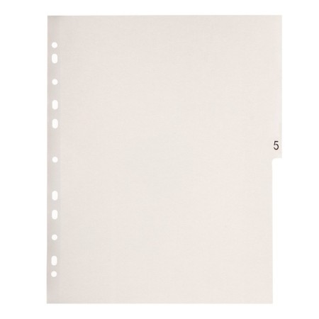 A set of A4+ Office-2000, digital 1-12, color, color, plastic 140 μm-7