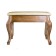 Retro banquet with storage, 550x330x430, medium brown, fabric strip brown.