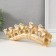 Polystone souvenir "Seven elephants on the tusk" Carved 10x24x3.5 cm