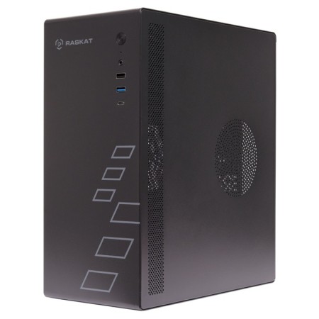 Computer Raskat Standart 300, i3 10100, 8 GB, SSD 240 GB, Intel UHD, Noos, Black-1