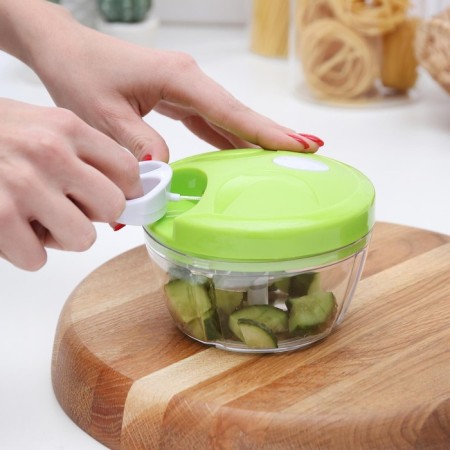 Blender - vegetable mechanical fraction of Cut and Go, white color-8