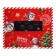 New Year. Chocolate dragee "Mail Santa Claus", raspberry in dark chocolate, 100 g