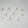 Garland “thread” 3 m with nozzles “Star light bulbs”, IP20, transparent thread, 80 LED, glow warm white, 8 modes, 220 V
