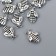 Bead for creativity Metal "Bee" silver 7633 1.4x1 cm