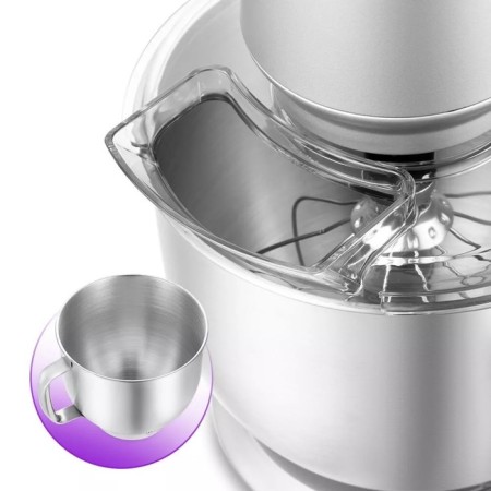 Mixer Kitfort KT-3474, Planetarny, 1500 W, 5 L, 8 speeds, metallic-3