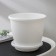Pot with the pallet "Athena", 2.2 l, the color is white