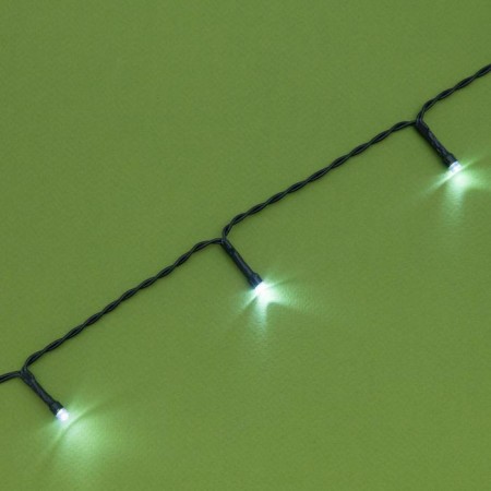 Garland “thread” 20 m, IP44, dark thread, 200 LED, white glow, 2 modes, solar battery-5