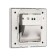 Built-in lamp for the stairs, NL-39, engine sensor, 1.5 W, 60 lm, 6500k, silver