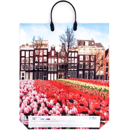 Package "Spring in the city", plastic with a plastic pen, 38x45 cm, 90 μm-1