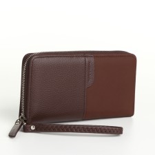 Women's wallet with lightning, gray color
