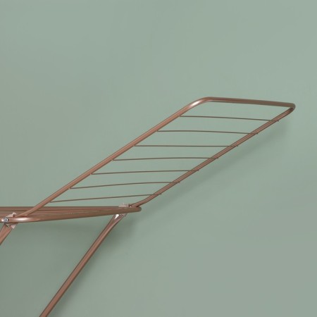 Sushilka for linen is floor folding, working length 20 m, height from the floor 95 cm, width 54 cm, color pink gold-1