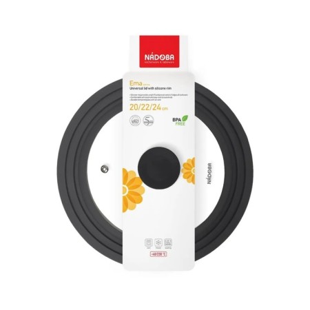 Universal cover with silicone rim, 20/22/24 cm-2