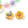 Set of children's “chosen” 4 subjects: clips, beads, bracelet, ring, bee, colored