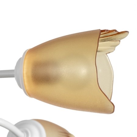 Chandelier 1341001/5br E27 15W white-brown BayerLux-4