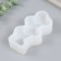 Mold Silicon "Pillar from hearts" 3.4x4.5x12.5 cm