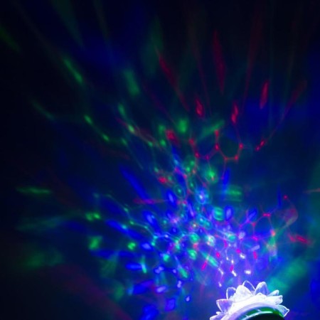 Light device "Crystal flower" 7.5 cm, E27, glow RGB-1