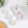 A set of tea candles, 3.8x1 cm, 2 hours, 9 g, 18 pieces, white