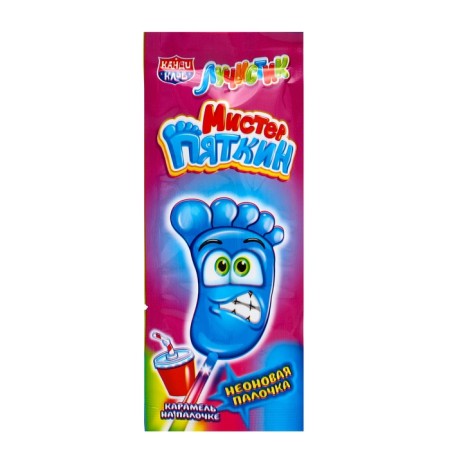 Caramel on a stick with an explosive caramel and a tattoo "Mr. Pyatkin", Assorted, 8 g-13