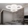 LED LED ceiling Ambrella Acrylica Original FA8866 with a remote control 38W, LED, white, transparent color, transparent