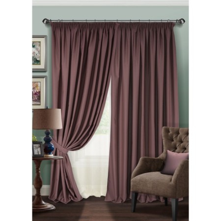 Set of curtains Blackout SH, size 440 cm x 270 cm, purple color