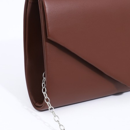 Bag-clate on magnet, brown color-3
