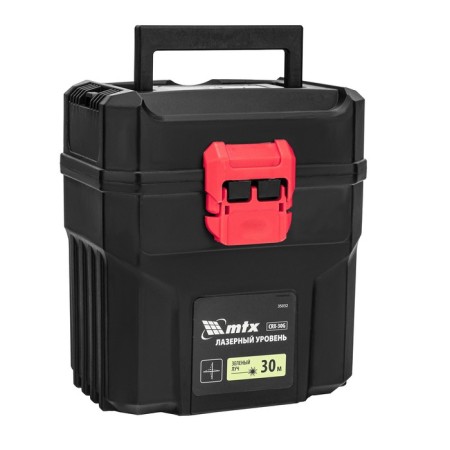 Laser level MTX CRX-30G 35032, 2 green rays, ± 0.3 mm/m, 5/8 ", range 30 m-5
