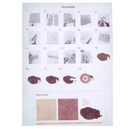 Set for creativity: engraving and creating a pendant of felt and paper "Forest Tale"-7