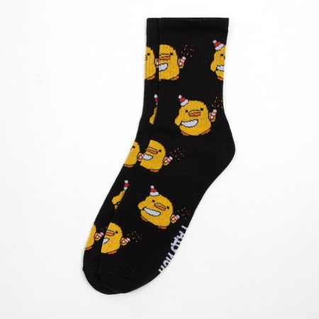 New Year's socks KAFTAN "Fun" size 41-44 (27-29 cm), black color-4